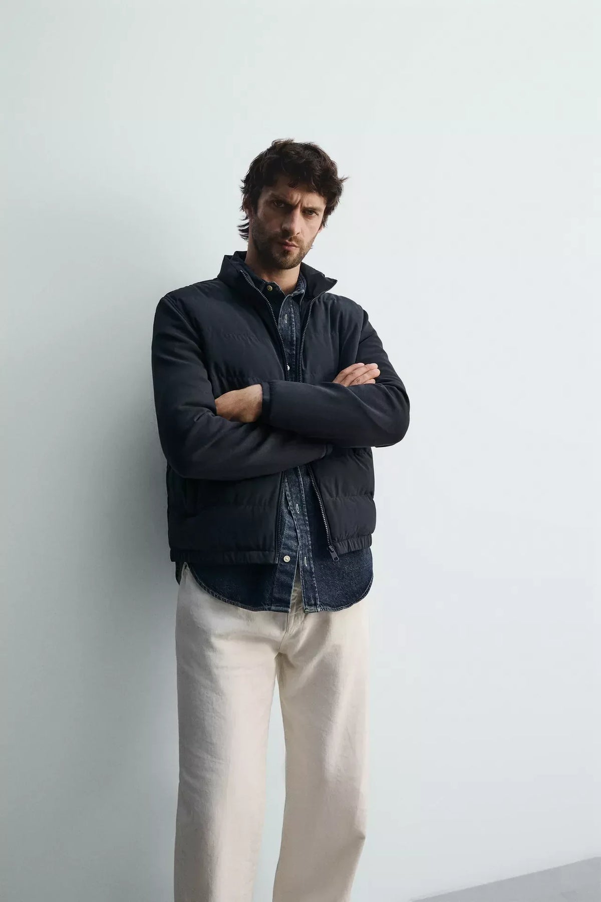 Zara mens hybrid jacket 2025