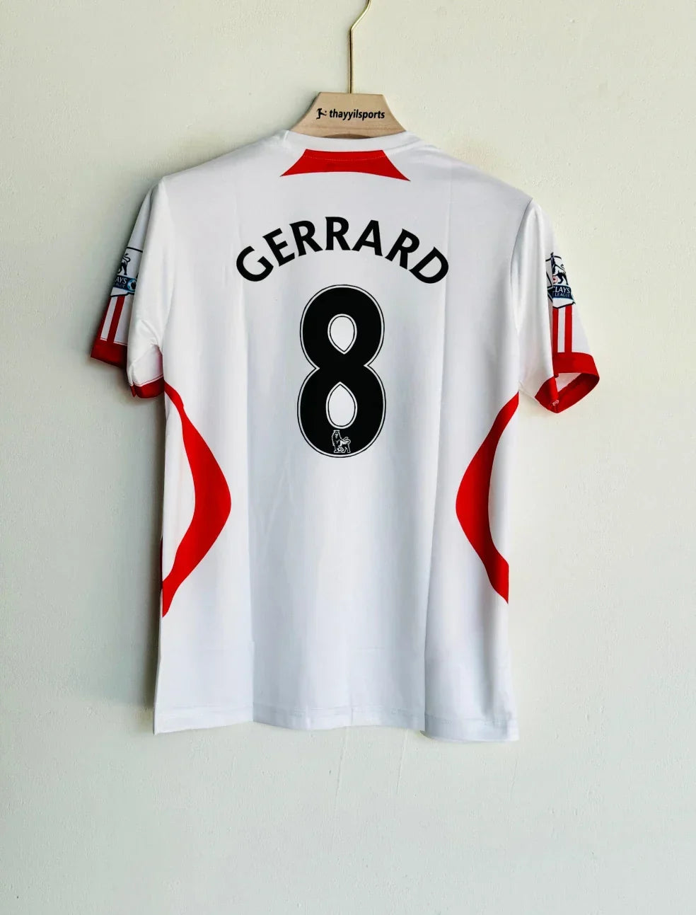 LIVERPOOL 2007-08 AWAY KIT GERRARD