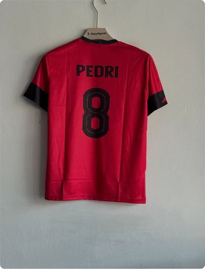 BARCELONA 25-26 SPECIAL EDITION KIT RED AND BLACK PEDRI