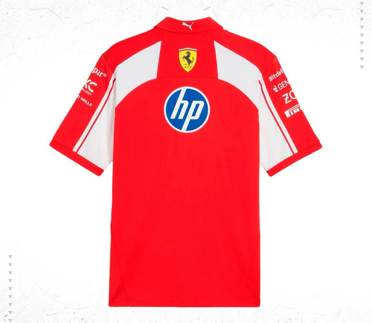Scuderia Ferrari F1 Team Polo Zip Shirt