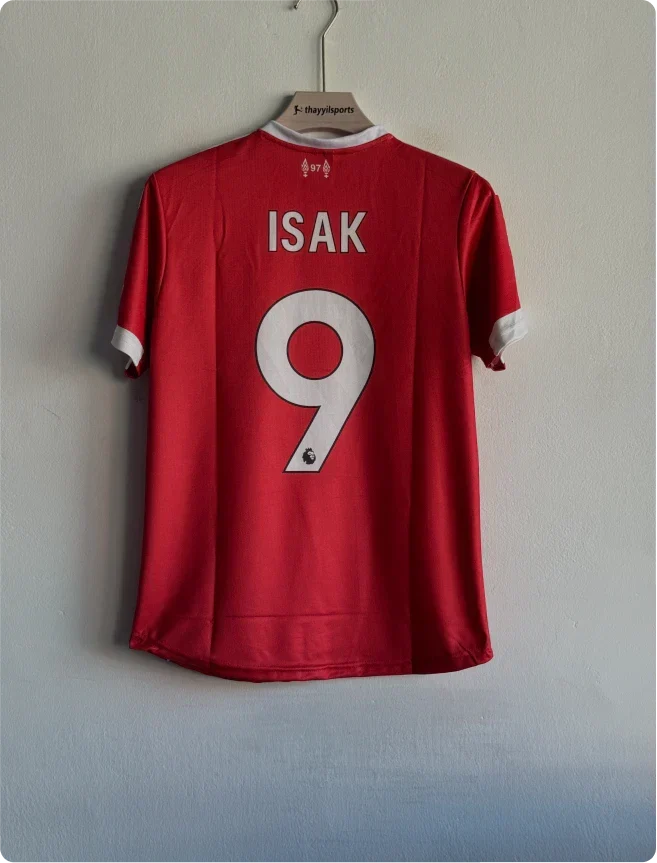 LIVERPOOL 25-26 HOME KIT ISAK PRINTED PREMIUM