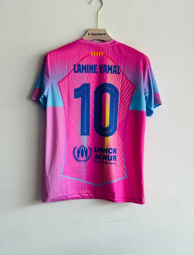 BARCELONA 25-26 PINK SPECIAL EDITION KIT LAMINE YAMAL