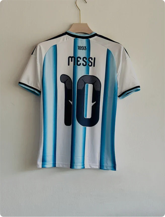 ARGENTINA 2026 HOME KIT MESSI PRINTED PREMIUM