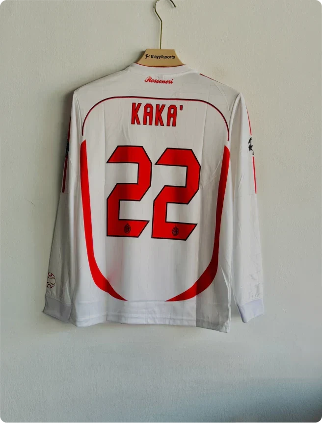 ACMILAN 2006-07 AWAY KIT KAKA FULLSLEEVE PREMIUM