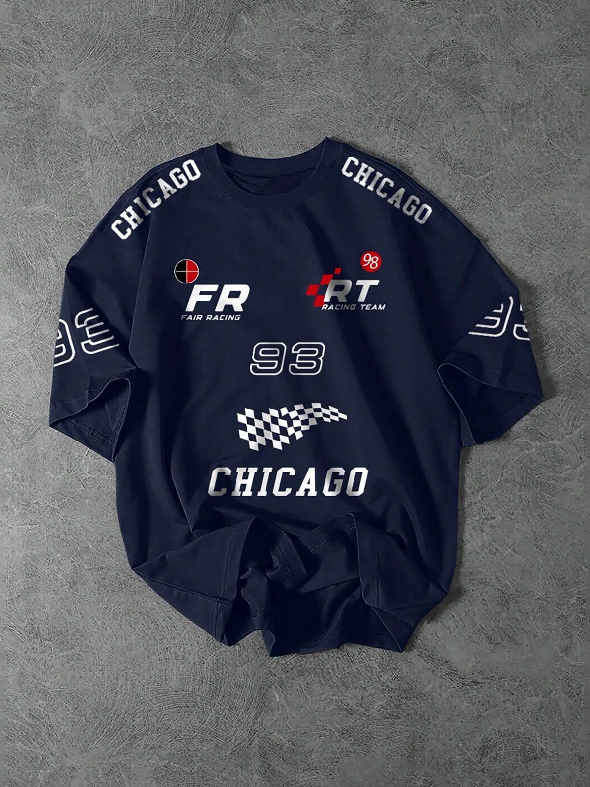 Premium navy Chicago shirt