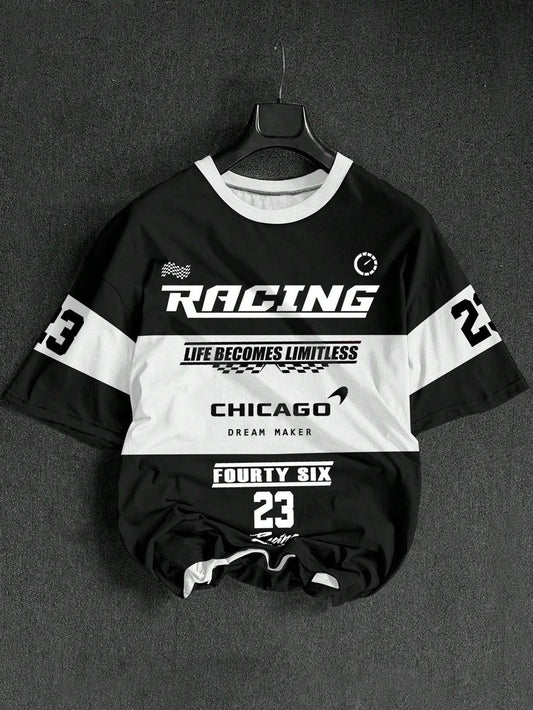 Premium Black&white Chicago shirt