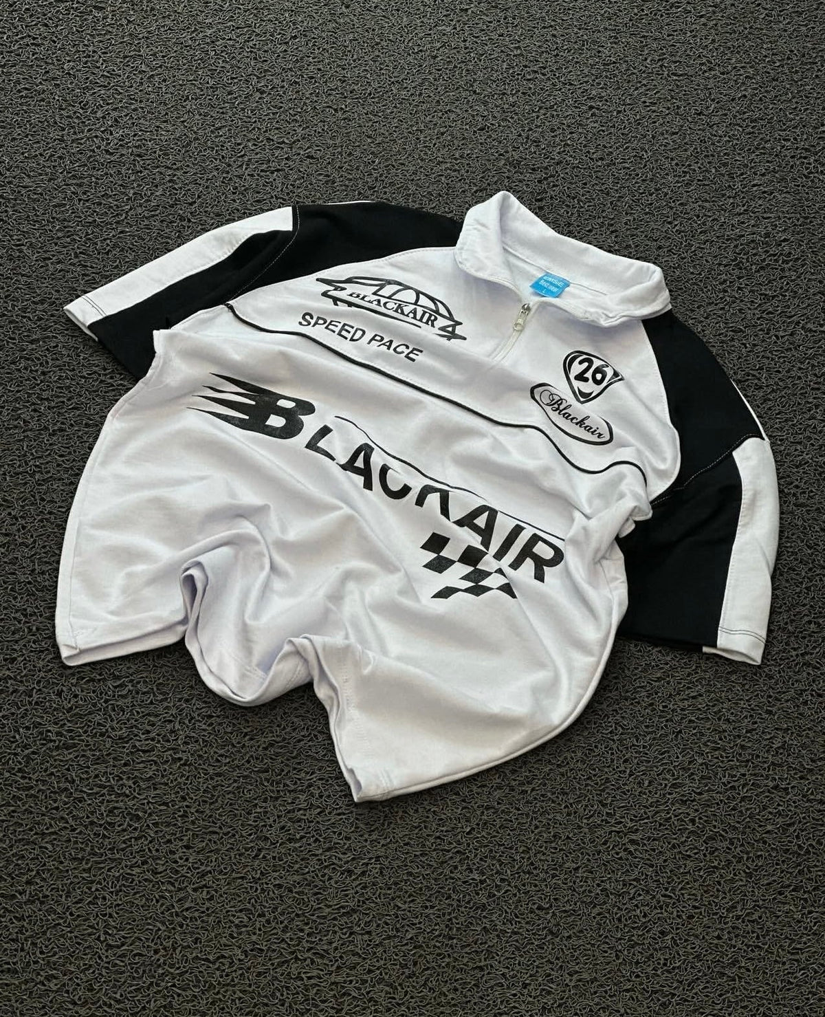 Premium white Blackair polo