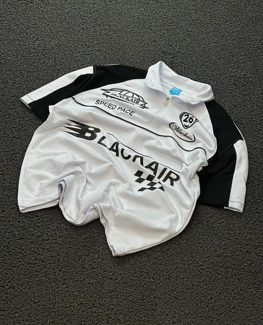Premium white Blackair polo