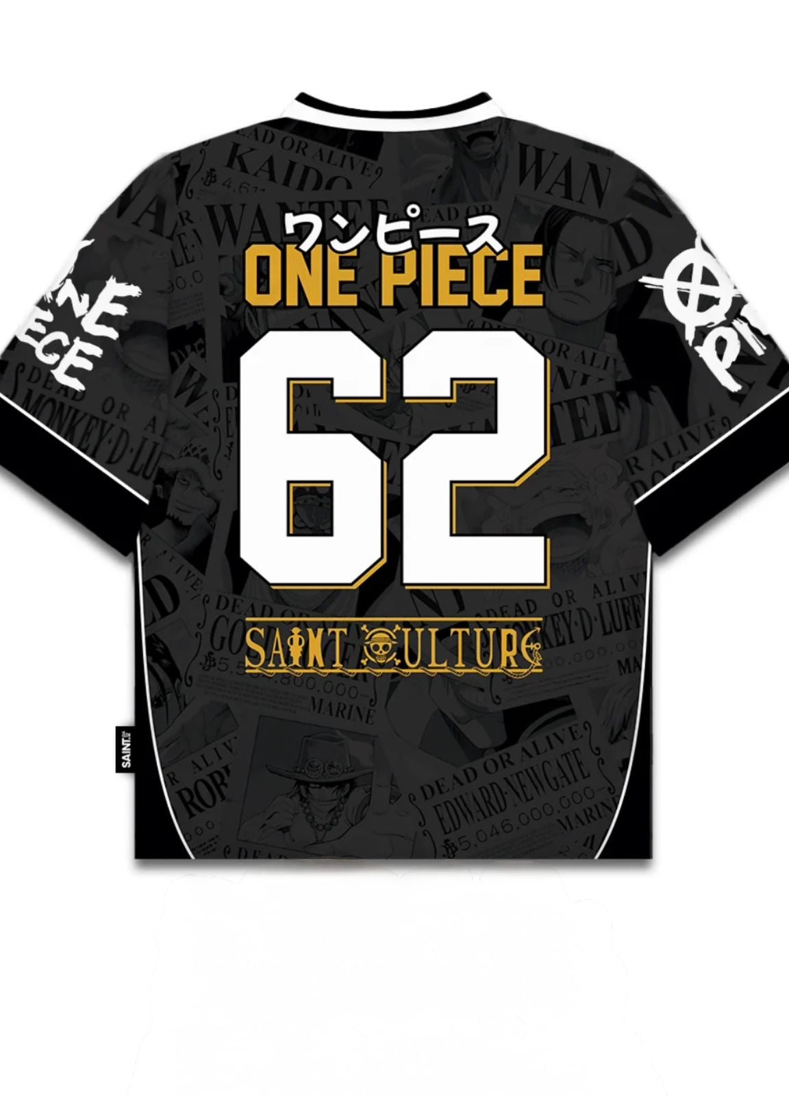 MONKEY D.LUFFY-ONE PIECE BLACK EDITION OVERSIZED JERSEY