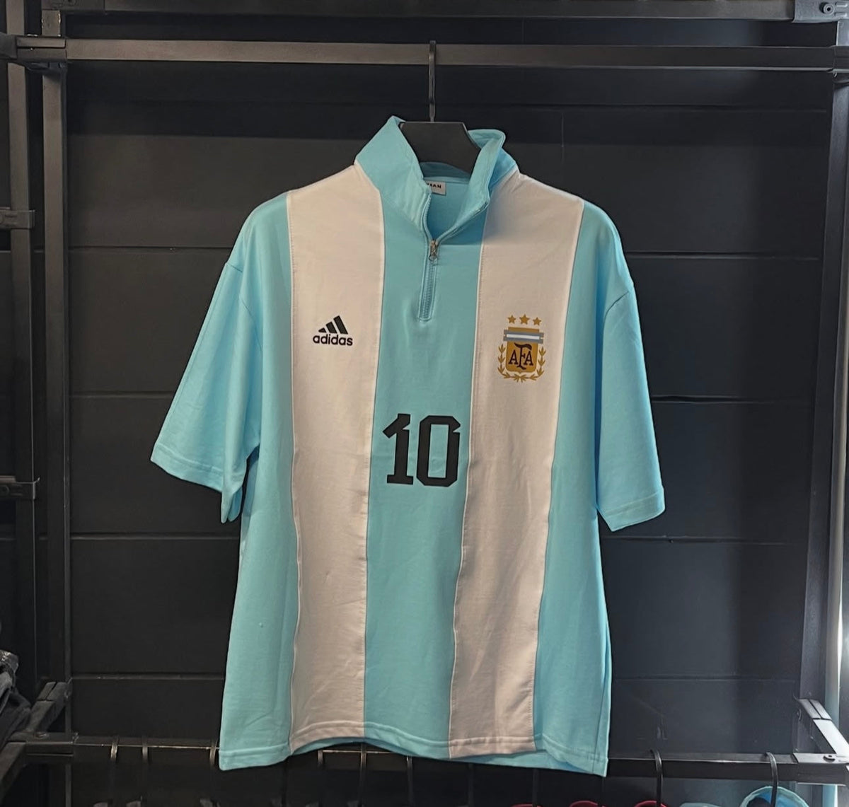 AFA printed football zipper