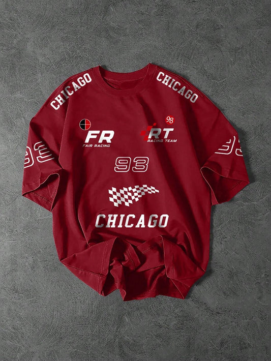Premium mahroon chicago shirt