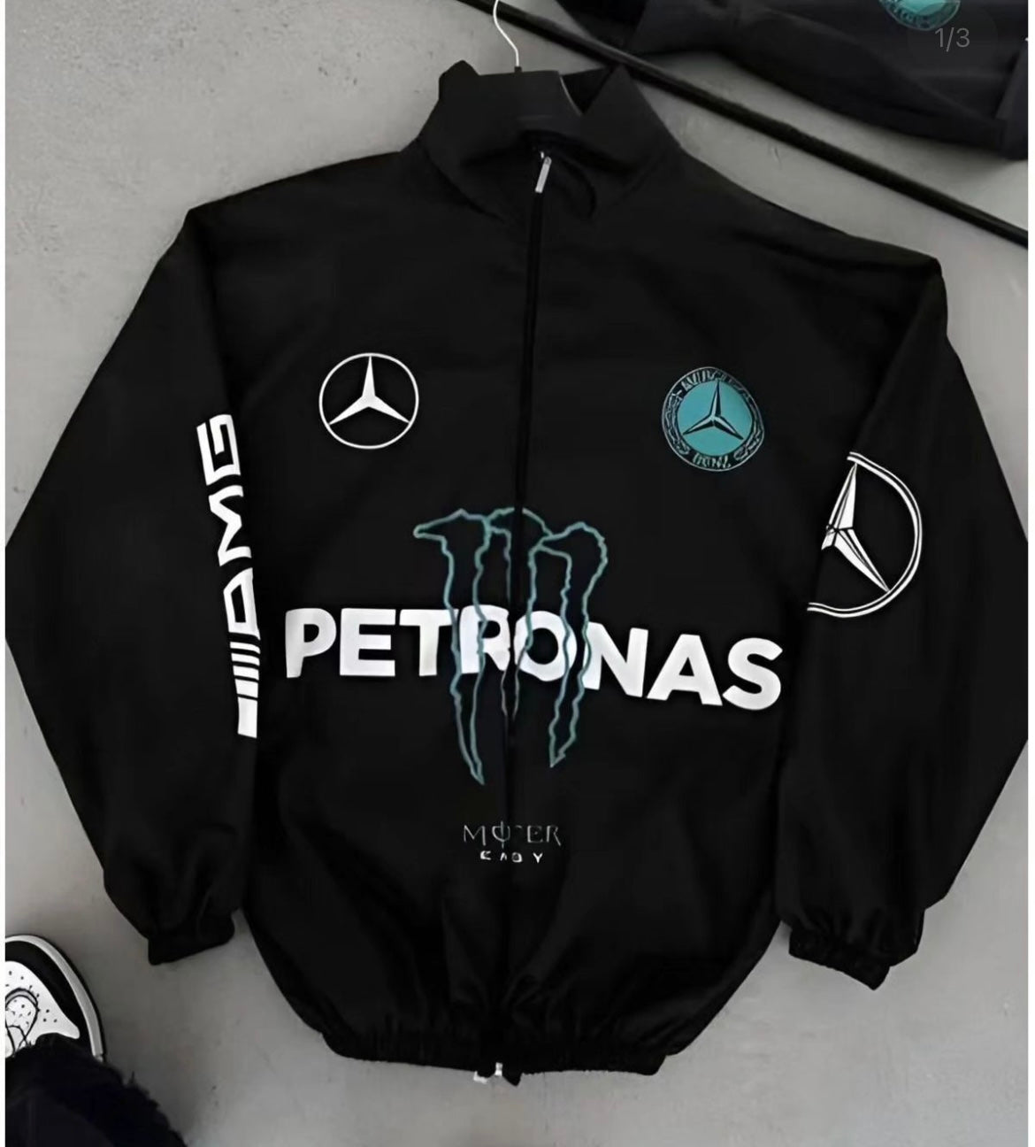 Mercedes Petronas parachute jacket