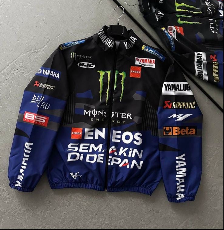 F-1 Yamaha parachute printed jacket