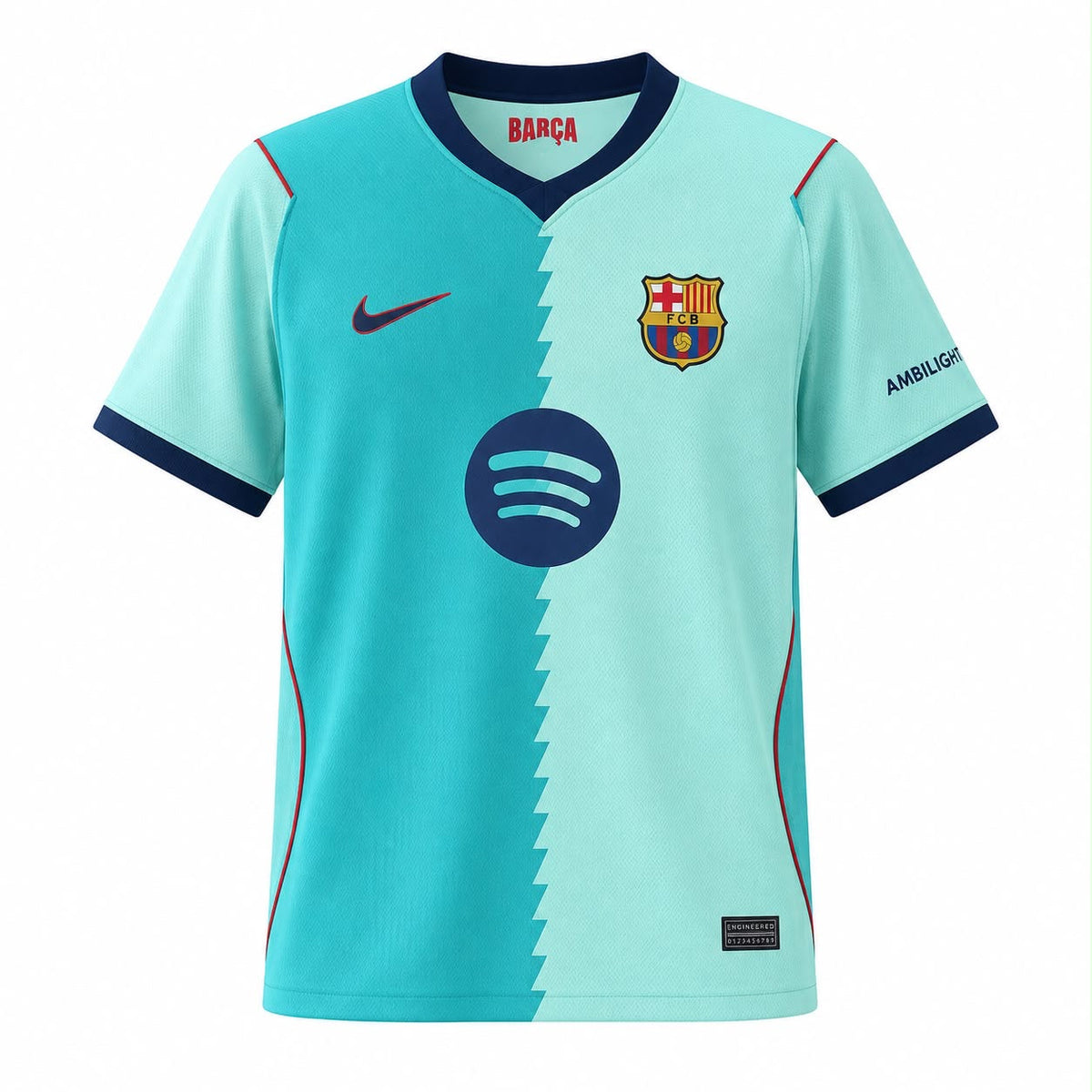 Barcelona third jersey printed 26/27