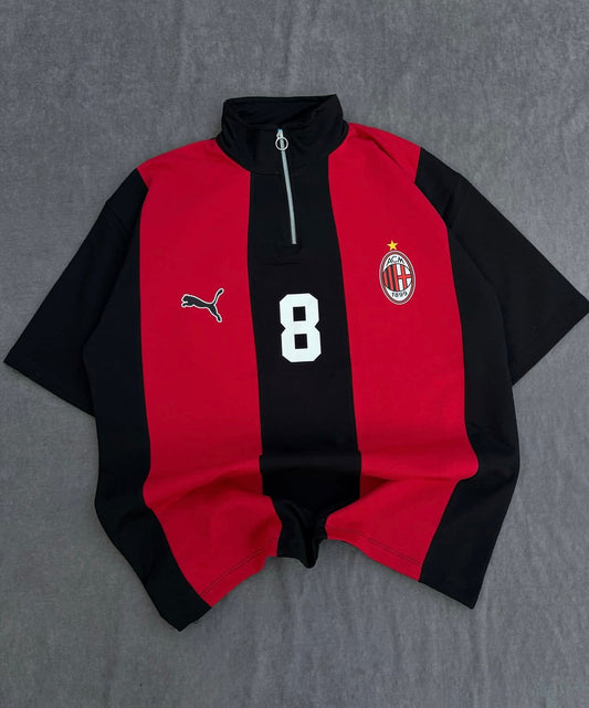 Ac Milan printed zipper