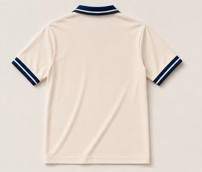 Barcelona premium quality printed jersey Beige colour