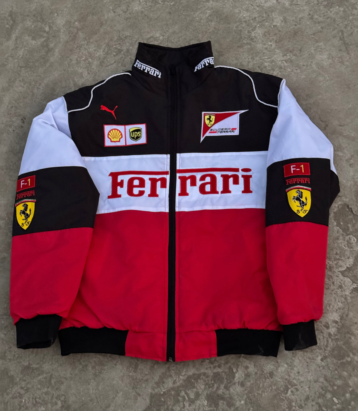 Ferrai F1 fully embroidery jacket