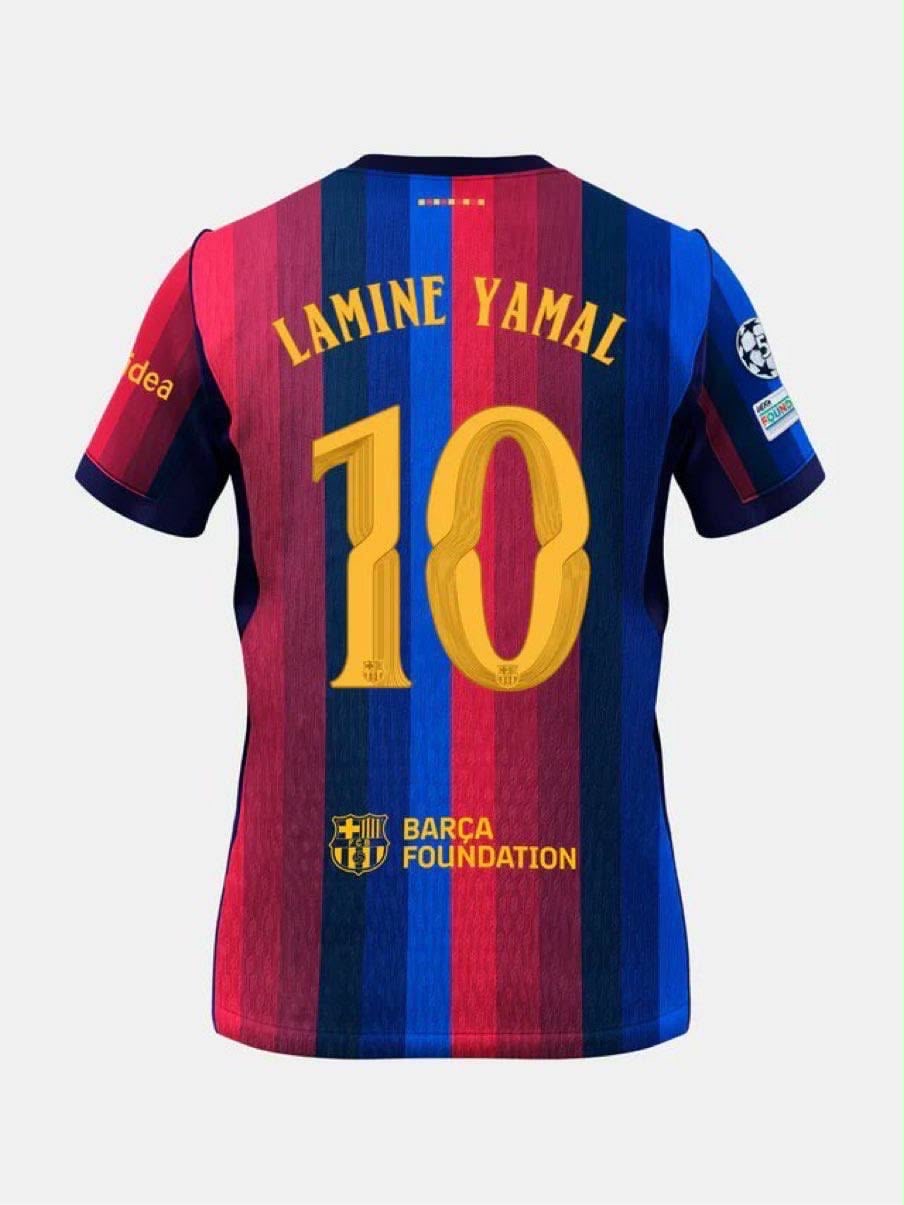 Barcelona home jersey printed 26/27