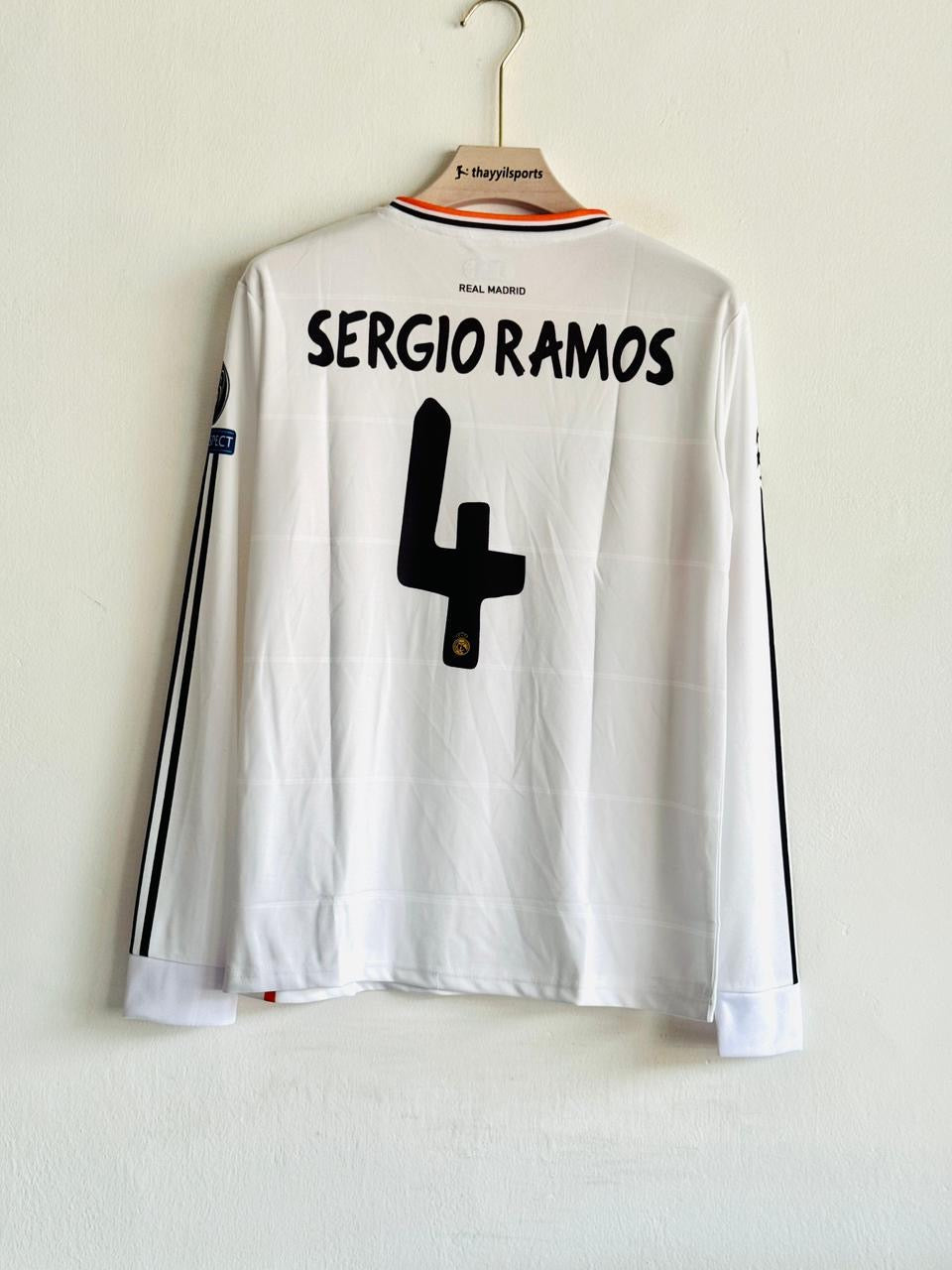 Real Madrid full sleeves football jersey
