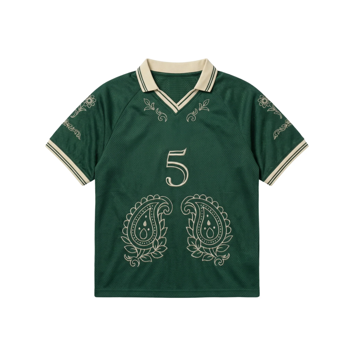 Emerald Paisley The 5 Jersey Regular fit
