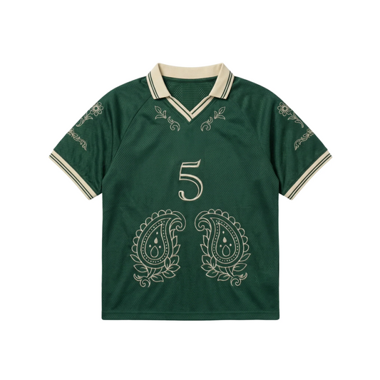 Emerald Paisley The 5 Jersey Regular fit