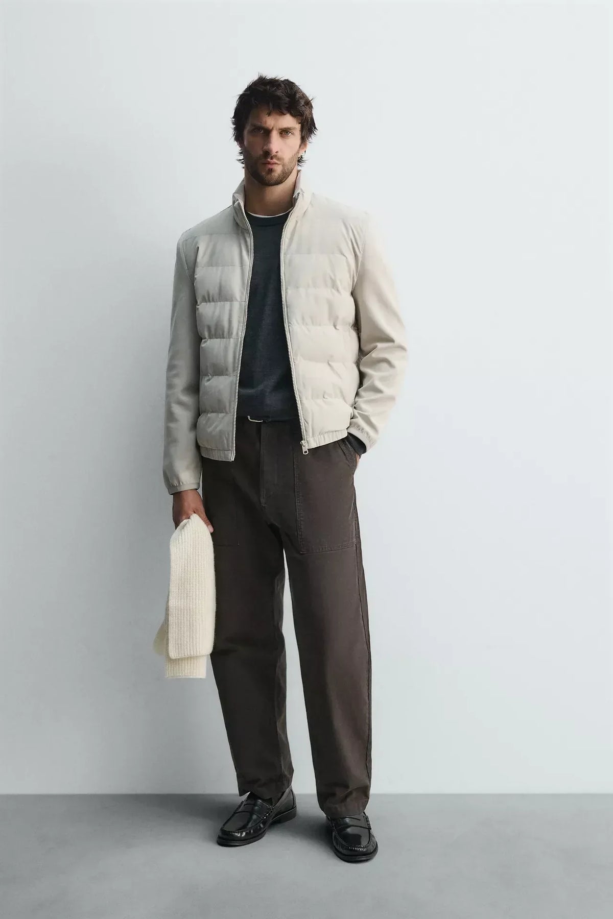 Zara men’s hybrid jacket 2025