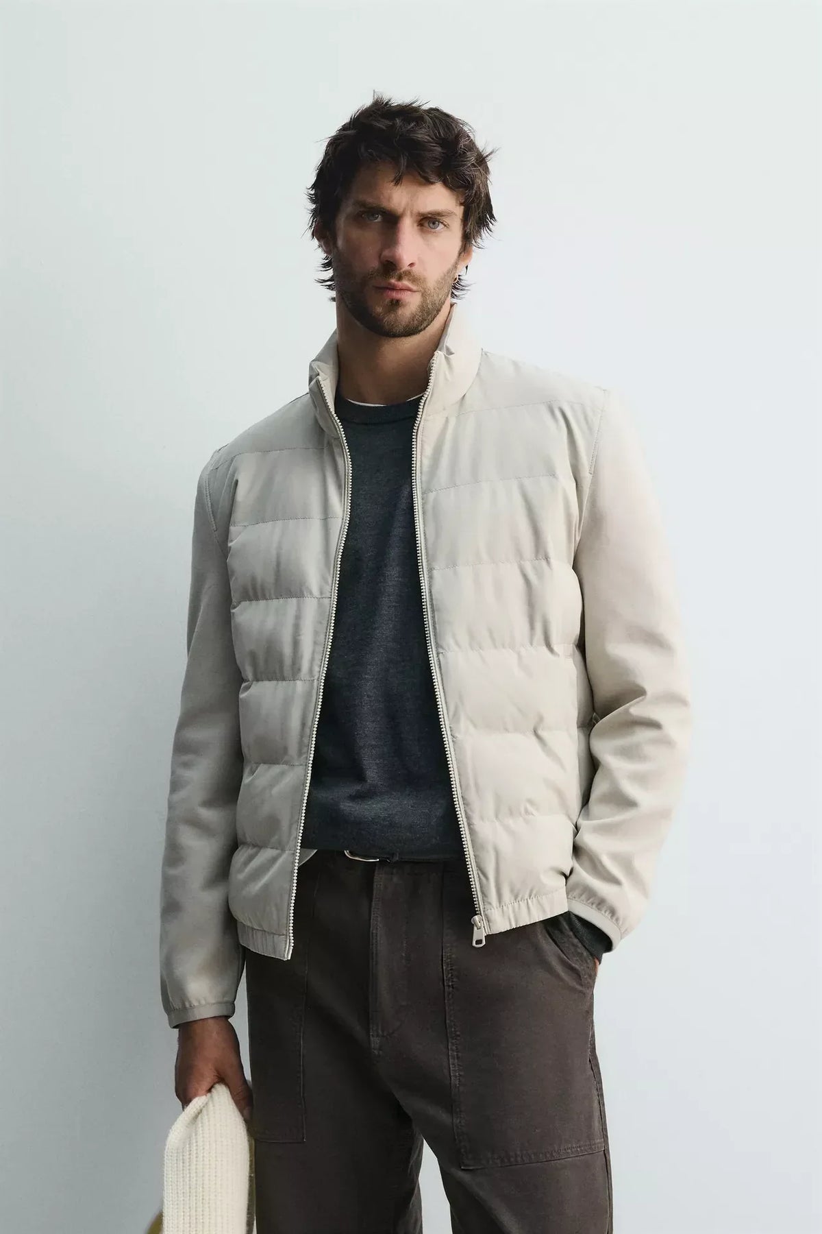 Zara men’s hybrid jacket 2025