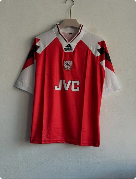 ARSANEL 1992-93 HOME KIT V KNITTED POLO FIVESLEEVE PREMIUM