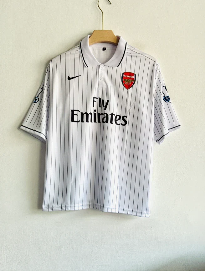 ARSANEL 2009-10 THIRD KIT FABREGAS FIVESLEEVE POLO