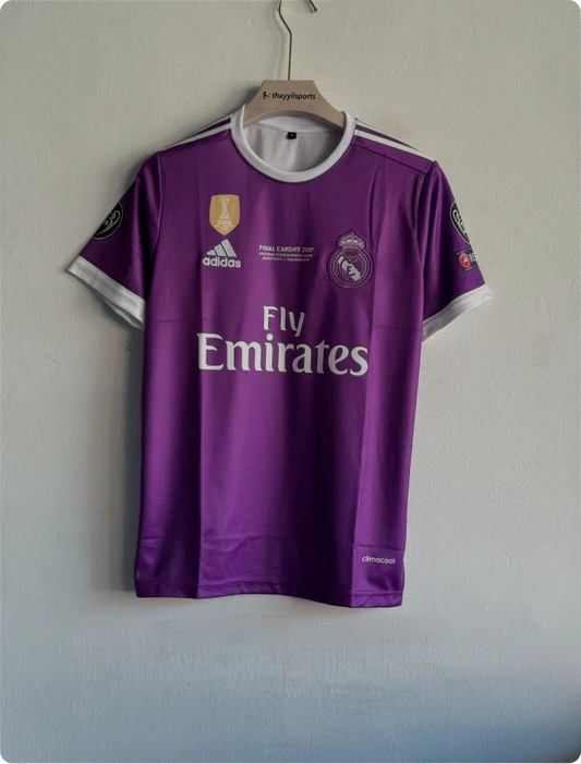 REAL MADRID 2016-17 AWAY KIT RONALDO PRINTED PREMIUM