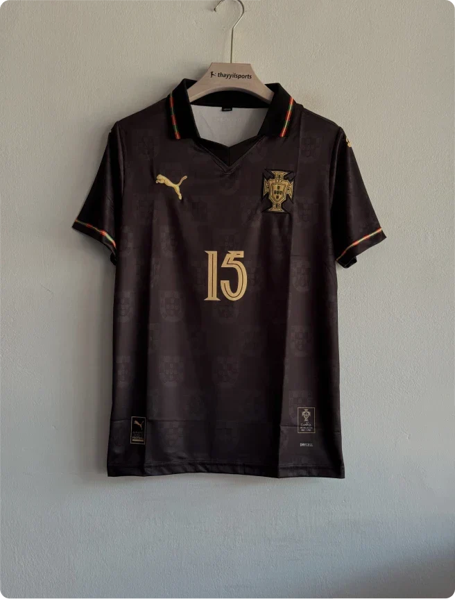 PORTUGAL 25-26 BLACK KIT JOAO NEVES POLO PREMIUM