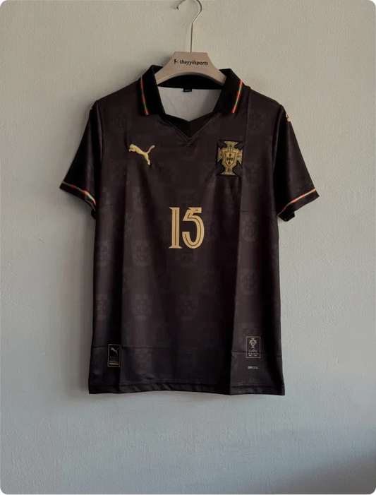 PORTUGAL 25-26 BLACK KIT JOAO NEVES POLO PREMIUM