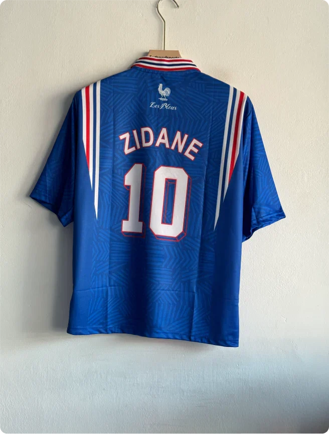FRANCE 1996 FANTASY KIT ZIDANE FIVESLEEVE POLO