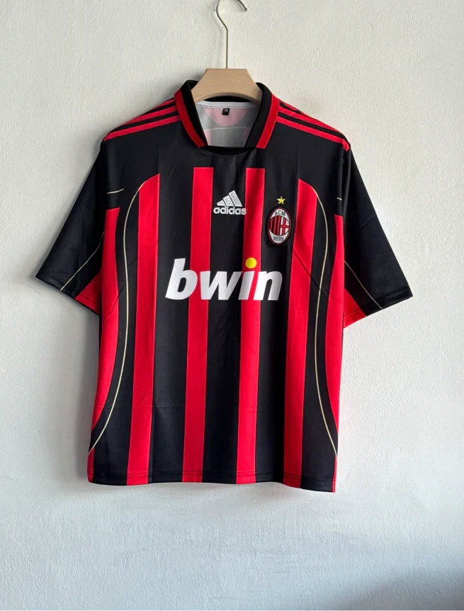 ACMILAN 2006-07 HOME KIT KAKA FIVESLEEVE POLO