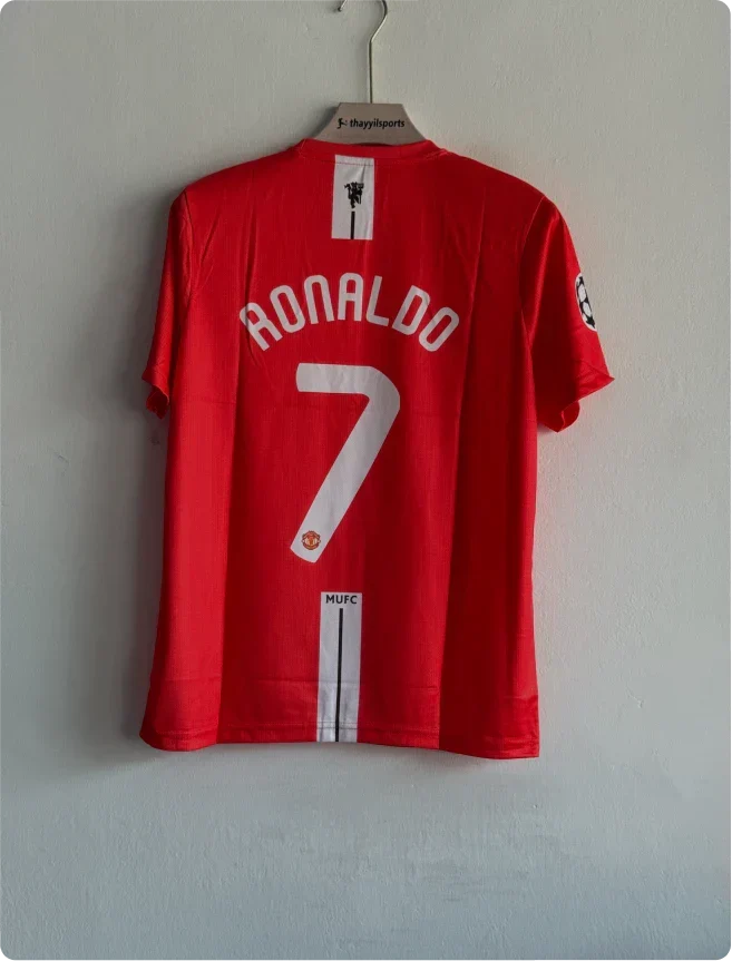MANCHESTER UNITED 2007-08 HOME KIT RONALDO