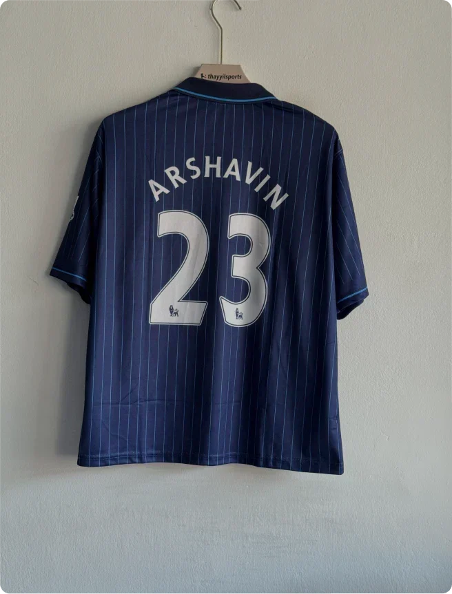 ARSANEL 2009-10 AWAY KIT ARSHAVIN FIVESLEEVE POLO