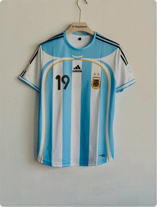 ARGENTINA 2006 HOME KIT MESSI PREMIUM