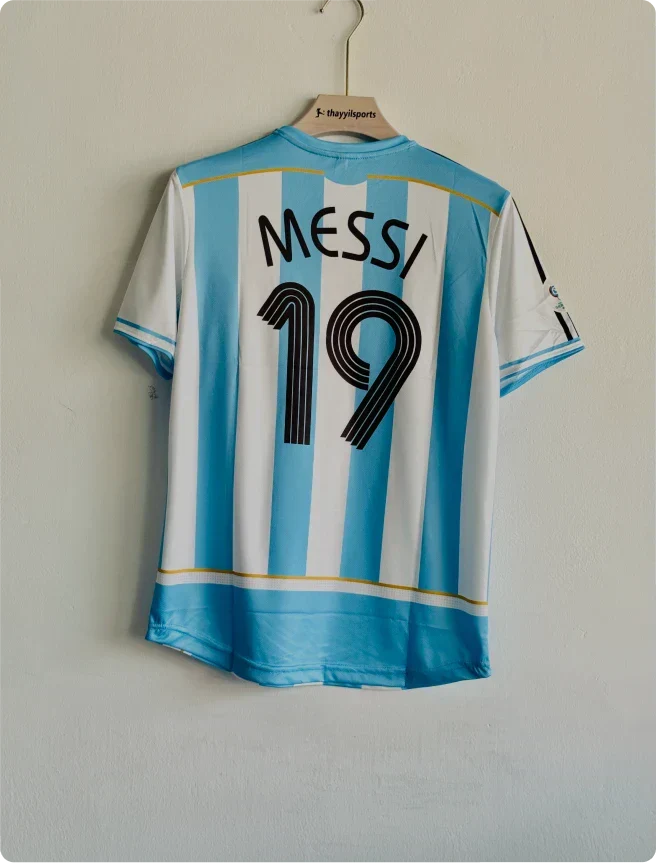 ARGENTINA 2006 HOME KIT MESSI PREMIUM