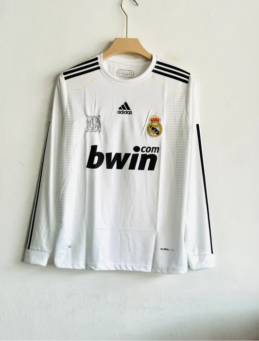 REAL MADRID 2009-10 HOME KIT RONALDO FULLSLEEVE PRINTED