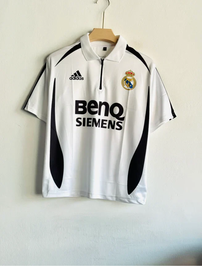 REAL MADRID 2006 SPECIAL KIT FIVESLEEVE POLO WITH ZIP