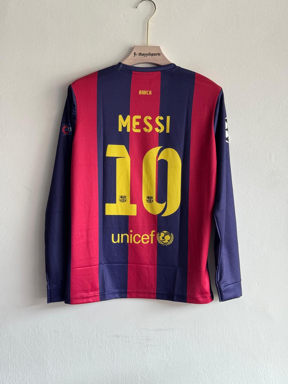 Nike FC Barcelona 2014-15 Long Sleeves Home Jersey