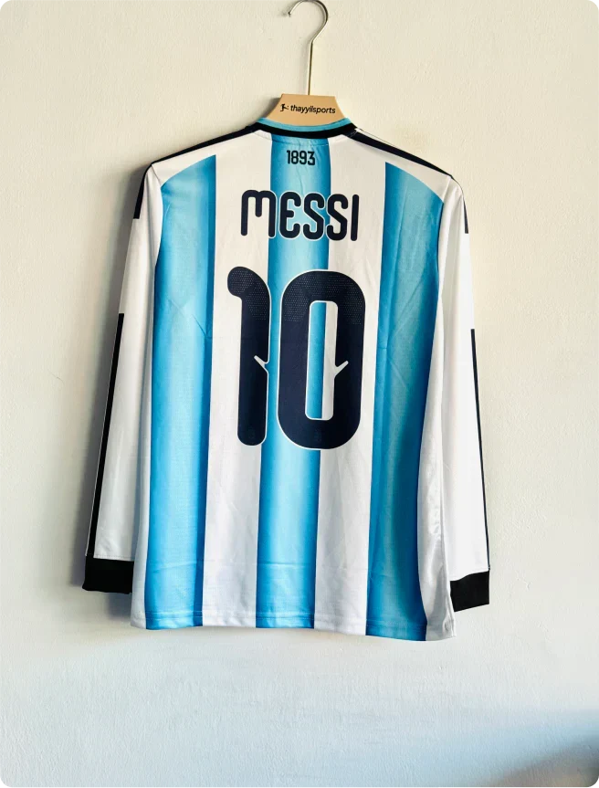 ARGENTINA 2026 HOME KIT MESSI FULLSLEEVE PRINTED PREMIUM