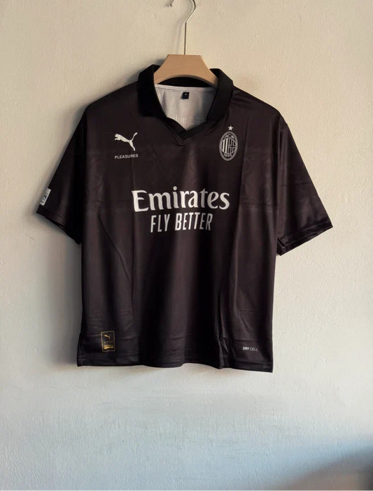 ACMILAN 2024 SPECIAL EDITION BLACK KIT MALDINI FIVESLEEVE POLO
