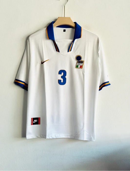 ITALY 1996 AWAY KIT MALDINI FIVESLEEVE POLO PREMIUM